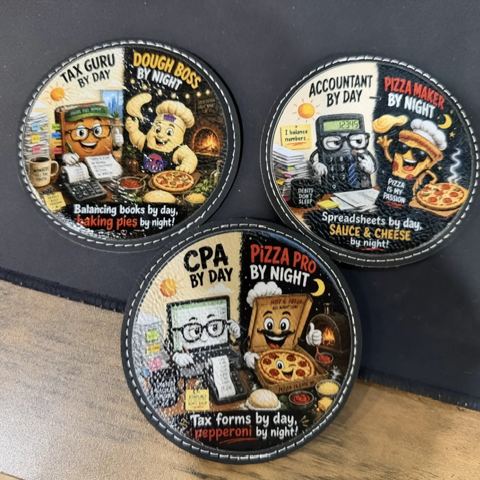 Custom engraved coasters