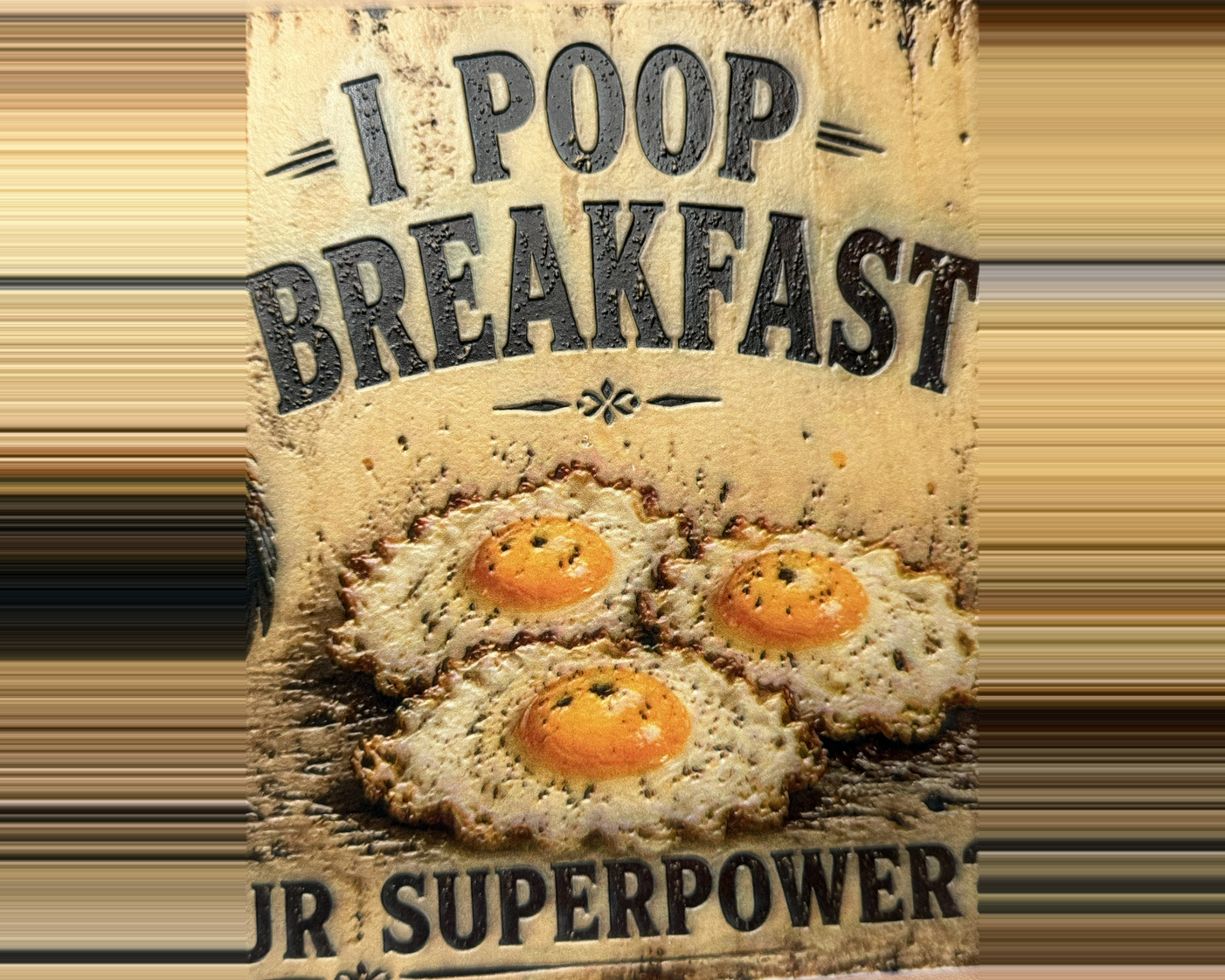 Rooster Kitchen Decor, I Poop Breakfast Funny Farmhouse Kitchen Board, Chicken Lover Gift, Homestead Coffee Bar Decor, Rustic Country Kitchen Accent, 11.5" x 8.75"