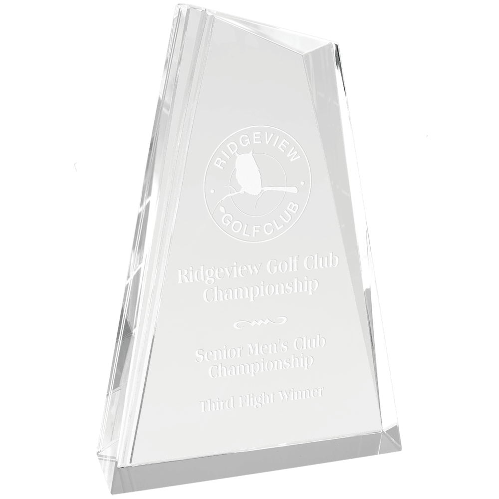 Mountain Crystal Achievement Award - Custom