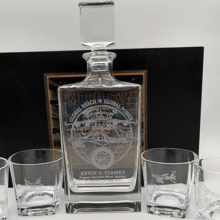 Custom engraved decanter