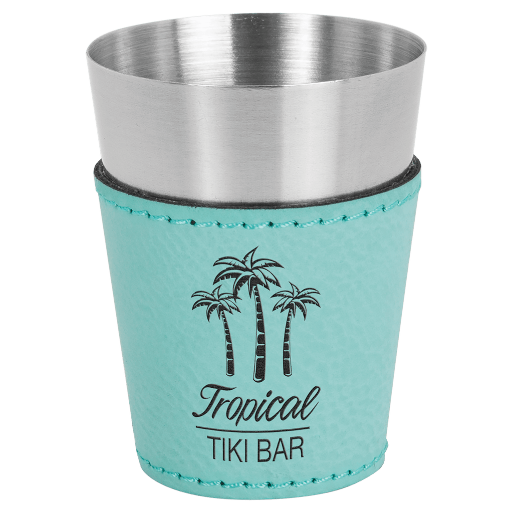 Teal Stainless Steel 2 oz. Shot Glass