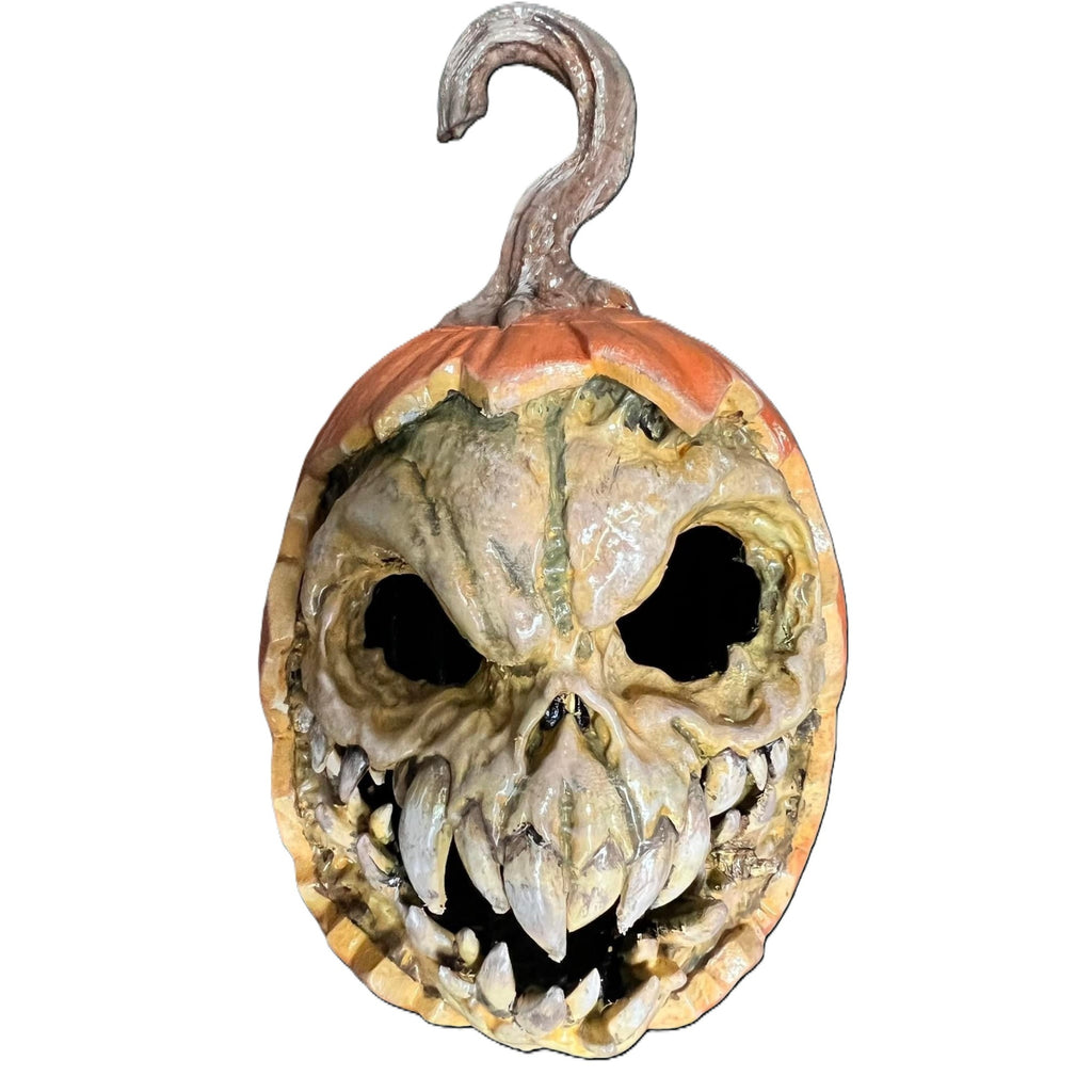 3D Printed Scary Flesh Face Halloween Pumpkin Decoration