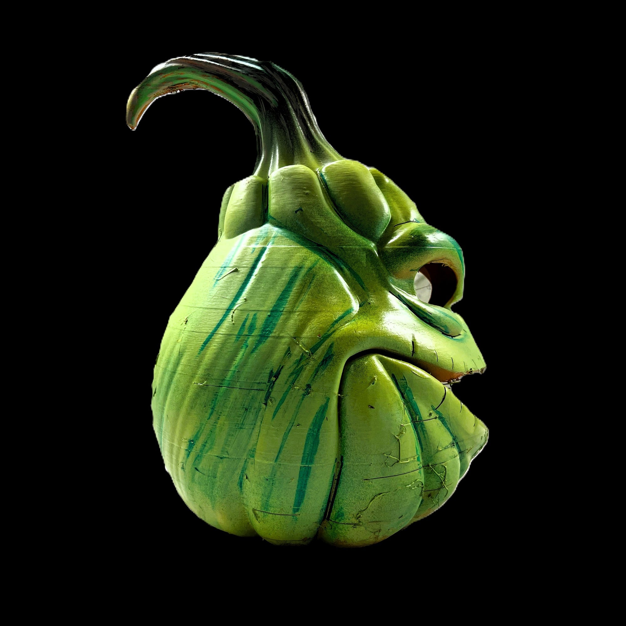 Halloween Pumpkin Decoration, Green PLA Plastic