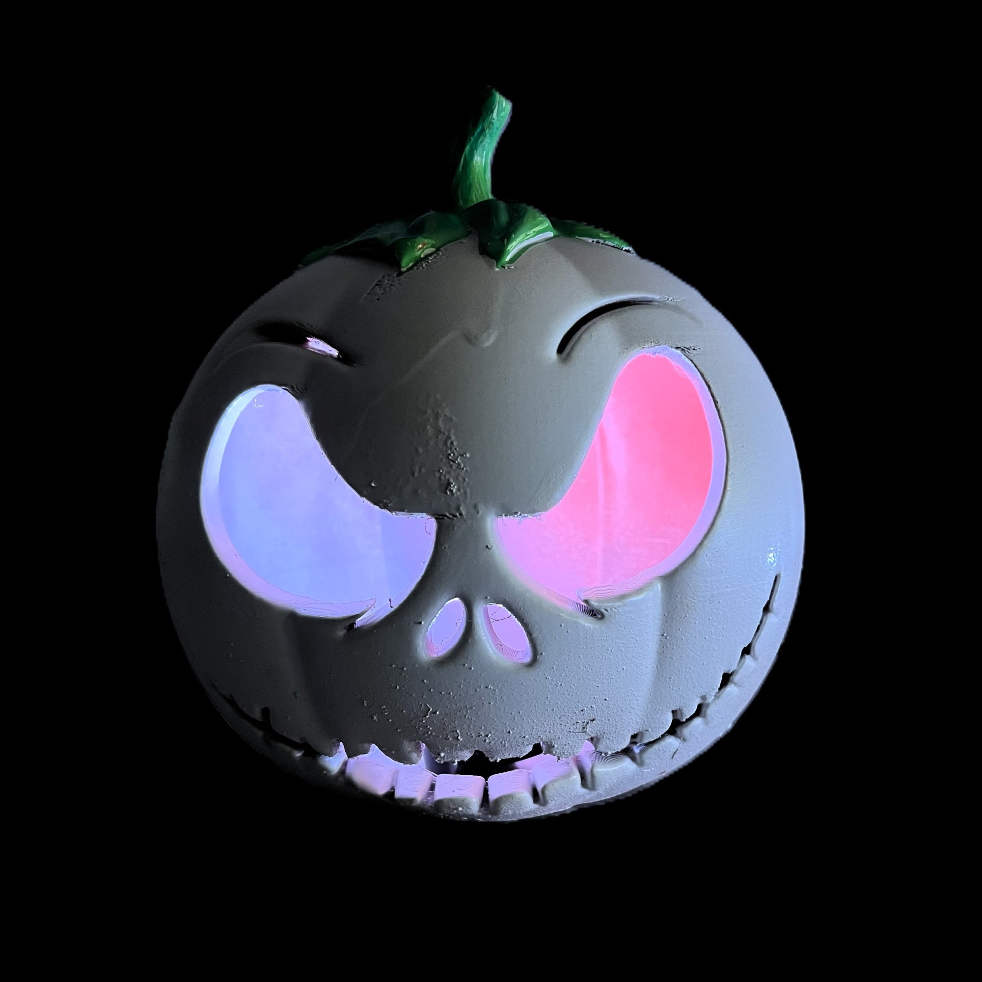 Ghostly White Pumpkin LED Halloween Decoration