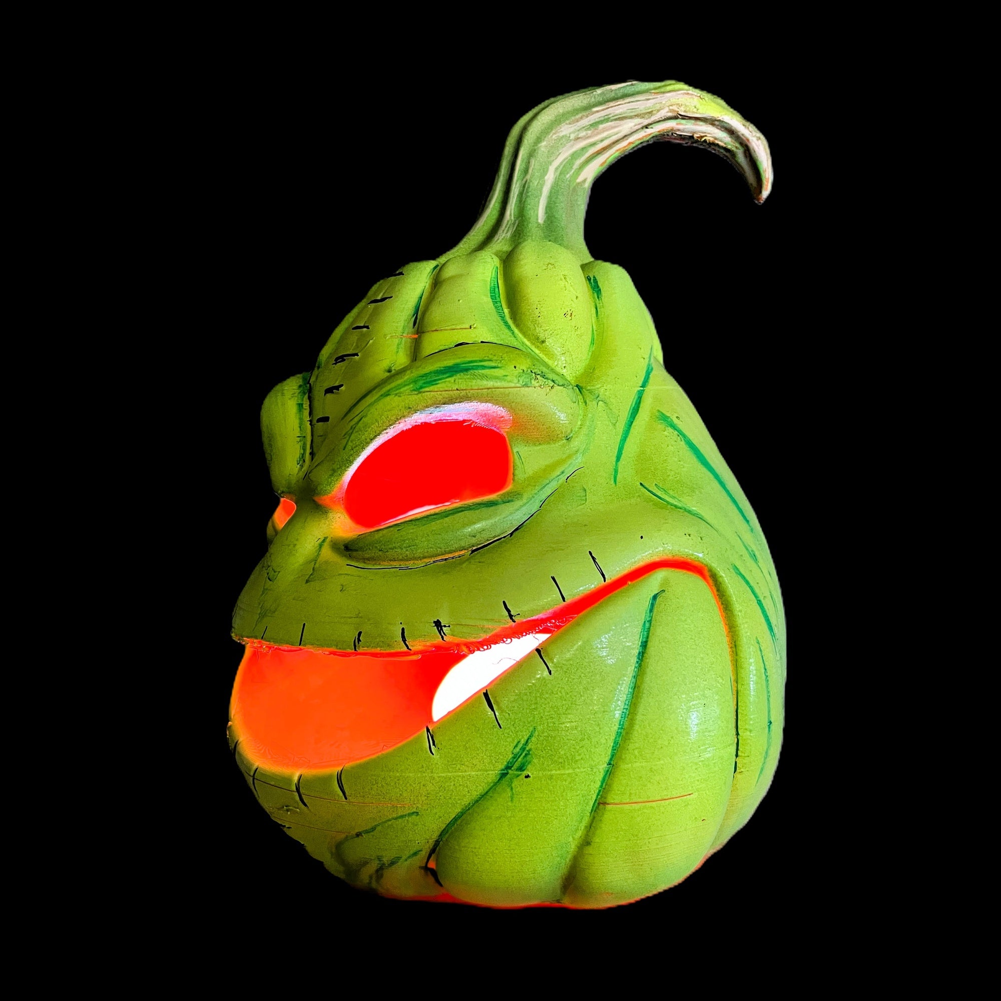 Halloween Pumpkin Decoration, Green PLA Plastic