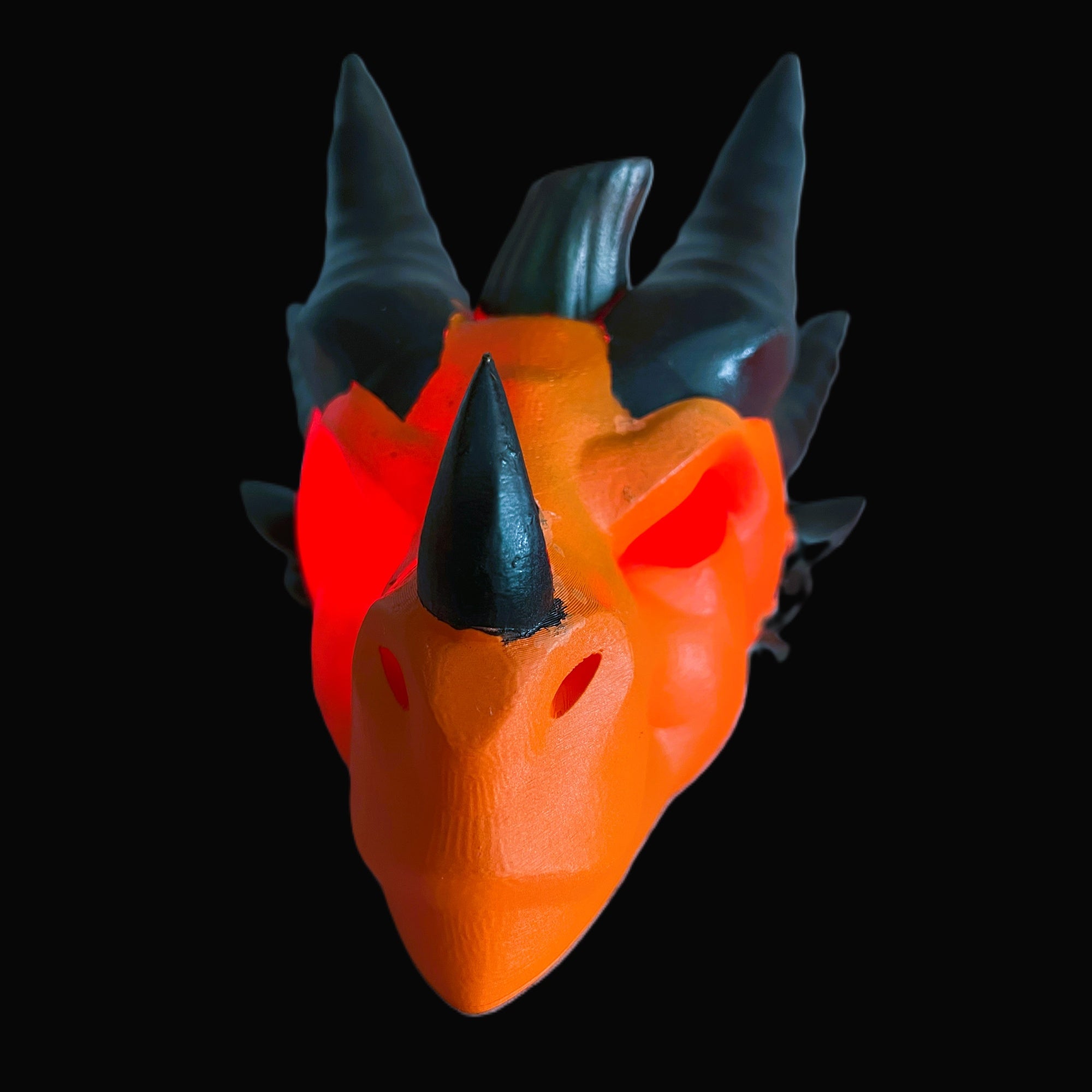 3D Printed Dragon Scale Halloween Pumpkin Decoration