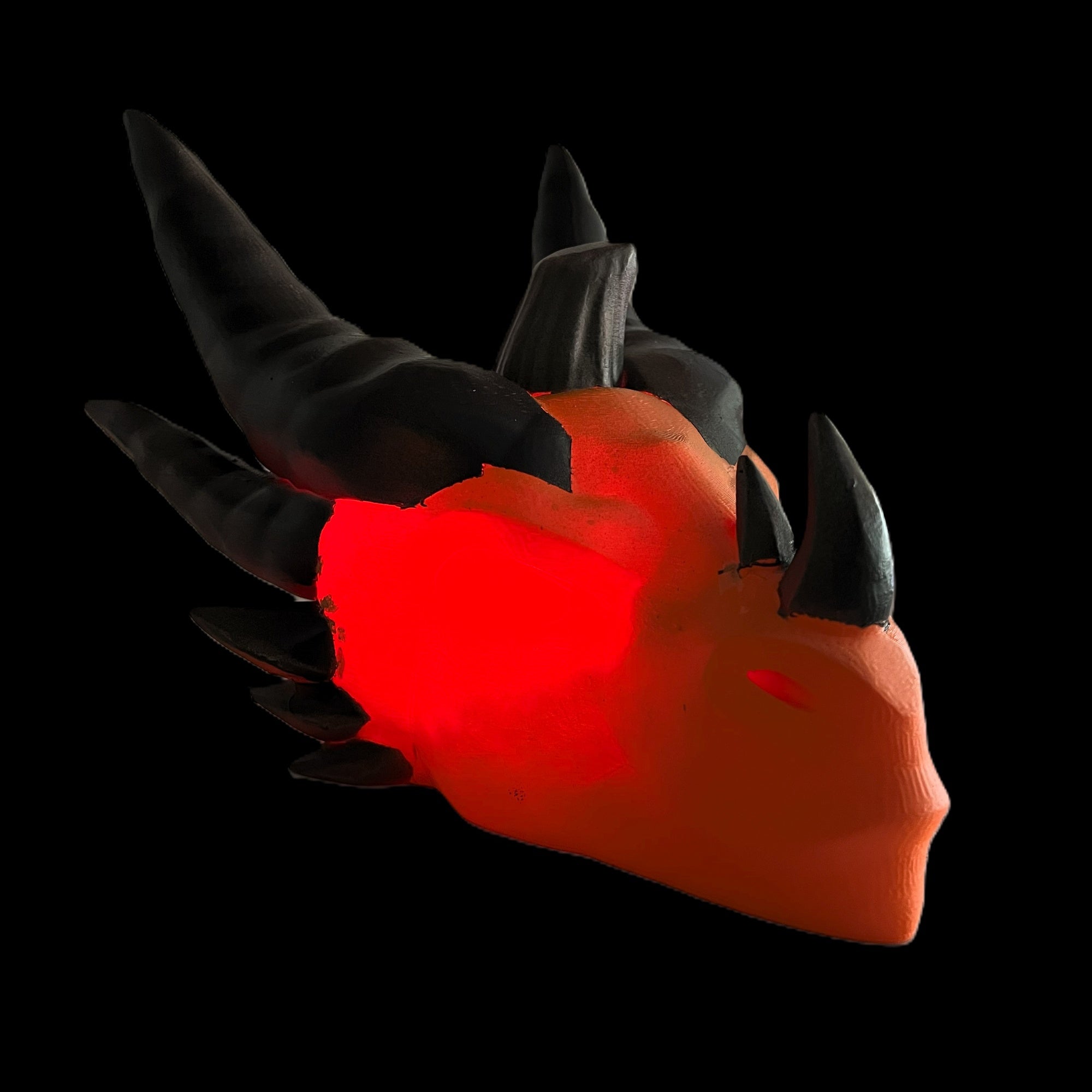 3D Printed Dragon Scale Halloween Pumpkin Decoration