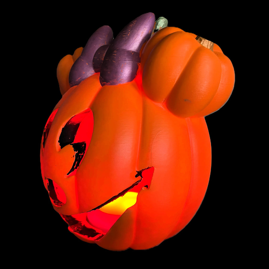 3D Printed Female Pumpkin Head Halloween Decoration