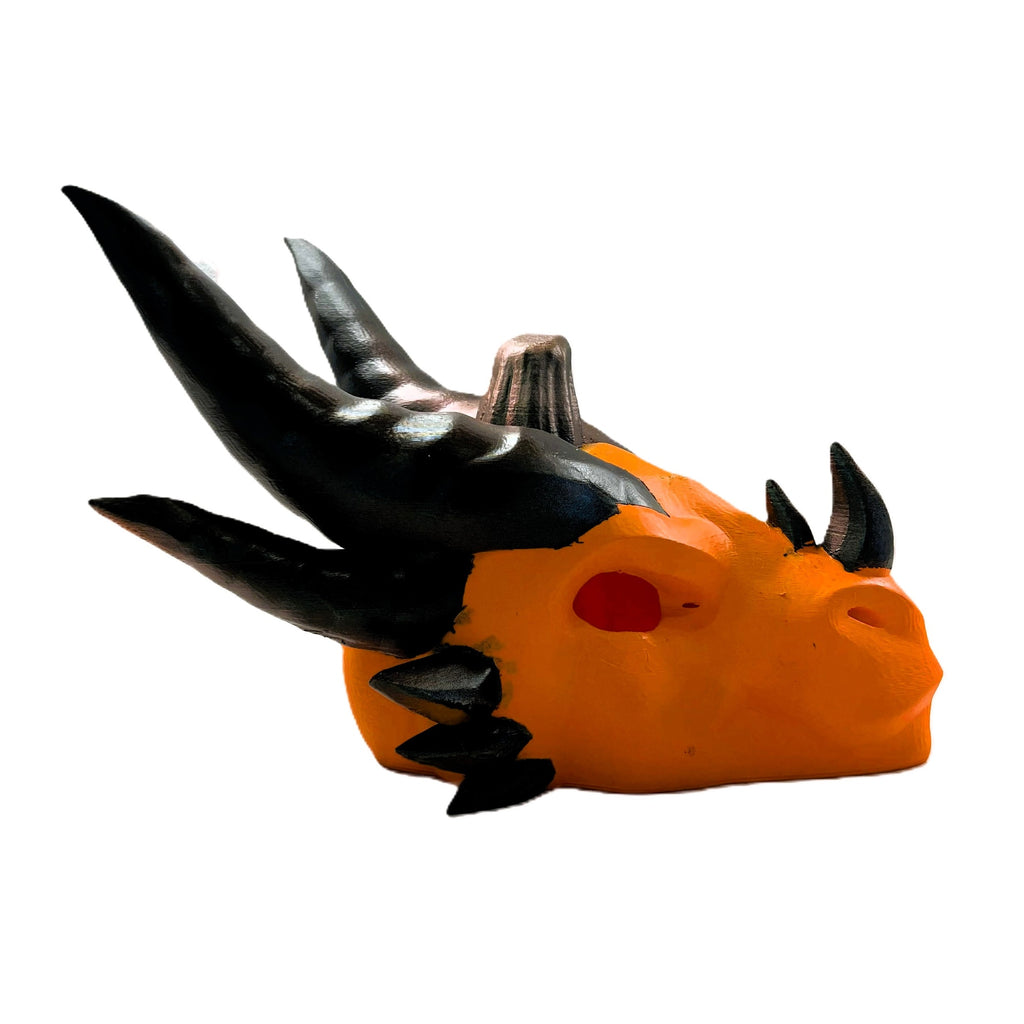 3D Printed Dragon Scale Halloween Pumpkin Decoration