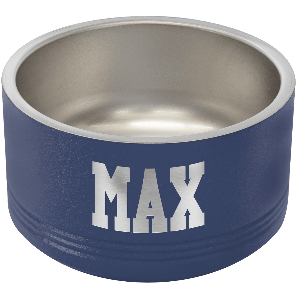 Navy Blue Polar Camel 18 oz. Small Pet Bowl