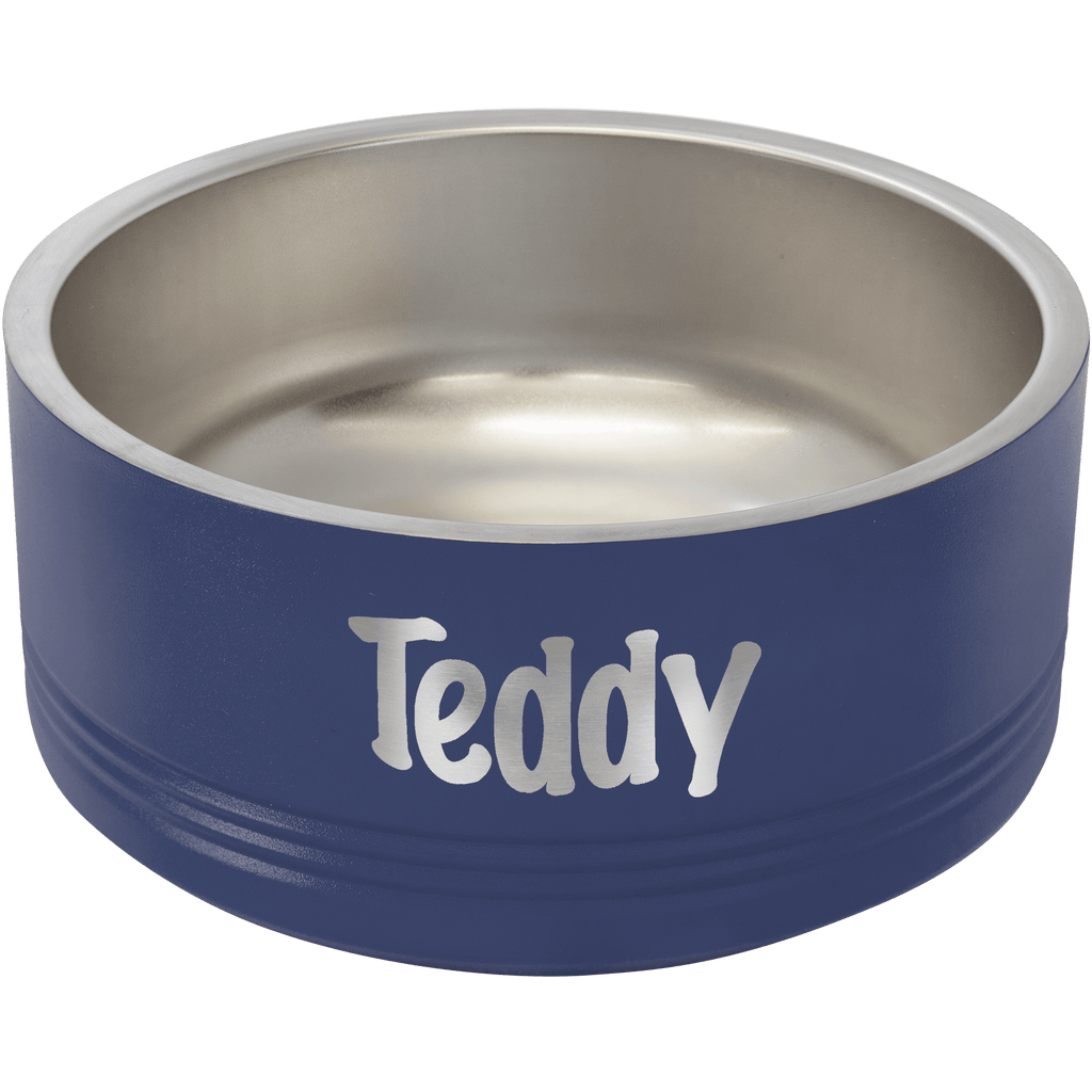 Navy Blue Polar Camel 32 oz. Medium Pet Bowl