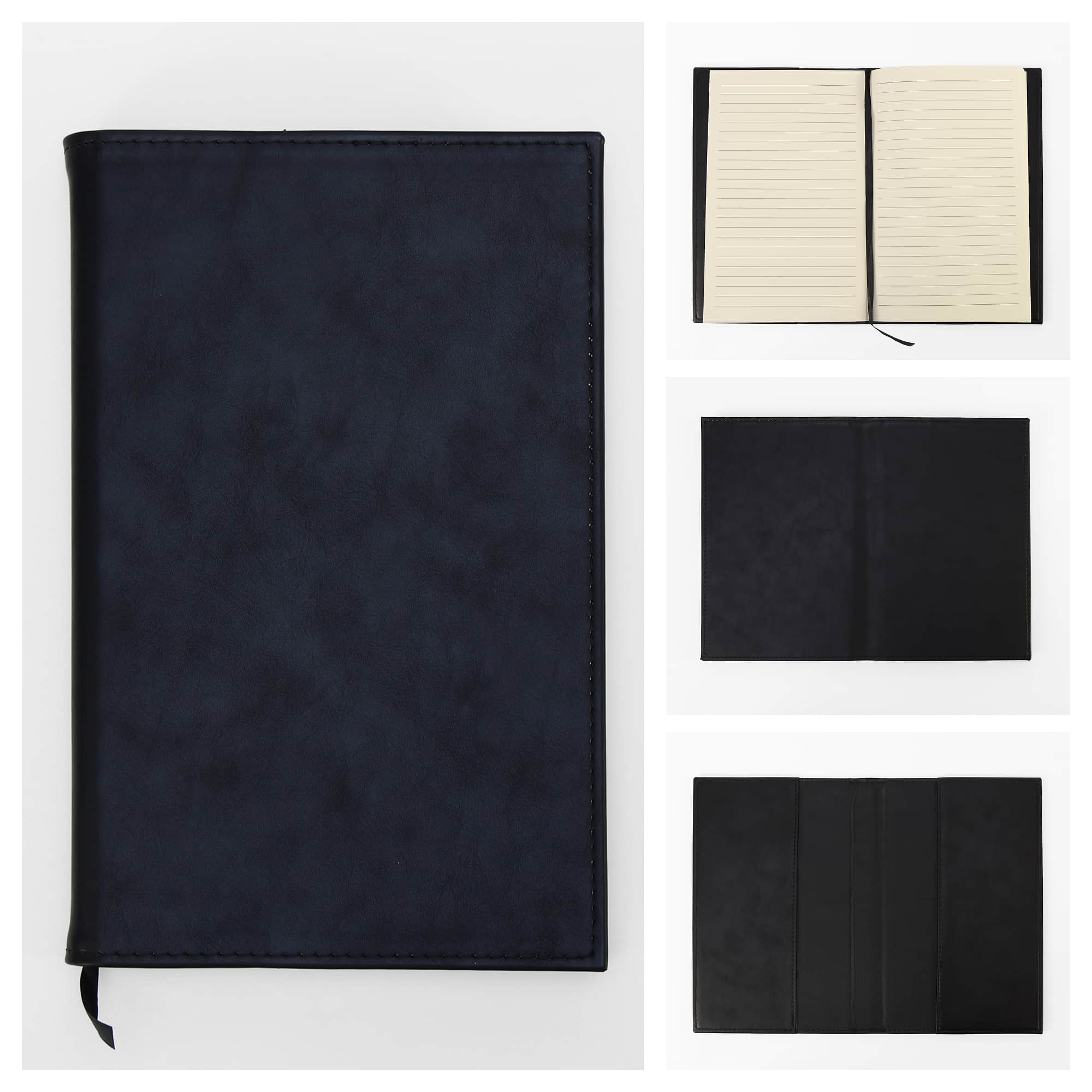 Laserette leatherette journal blank