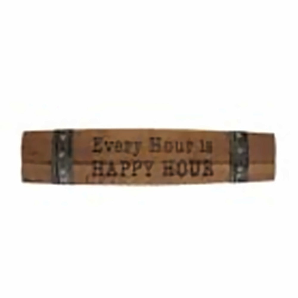 Whiskey Scripts Stave Sign (Large) - Custom