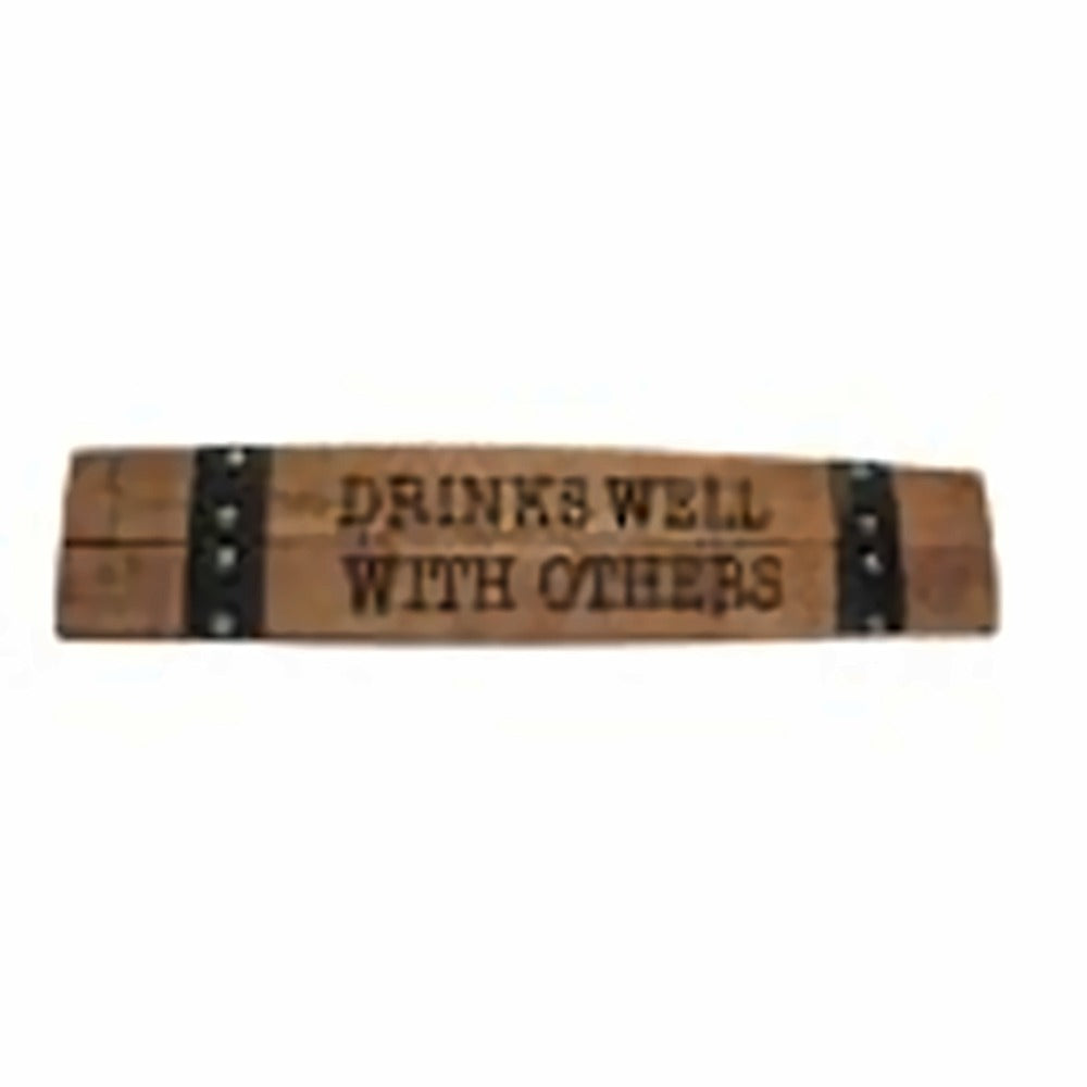 Whiskey Scripts Stave Sign (Medium) - Custom