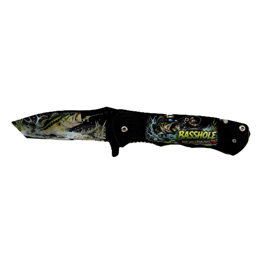 Basshole Bass Fishing UV Pocket Knife
