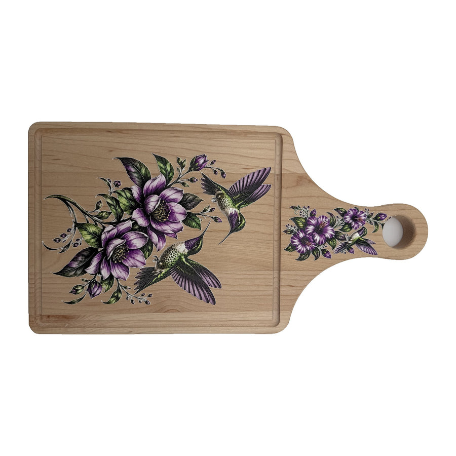 Hummingbird & Floral UV Printed Paddle Board