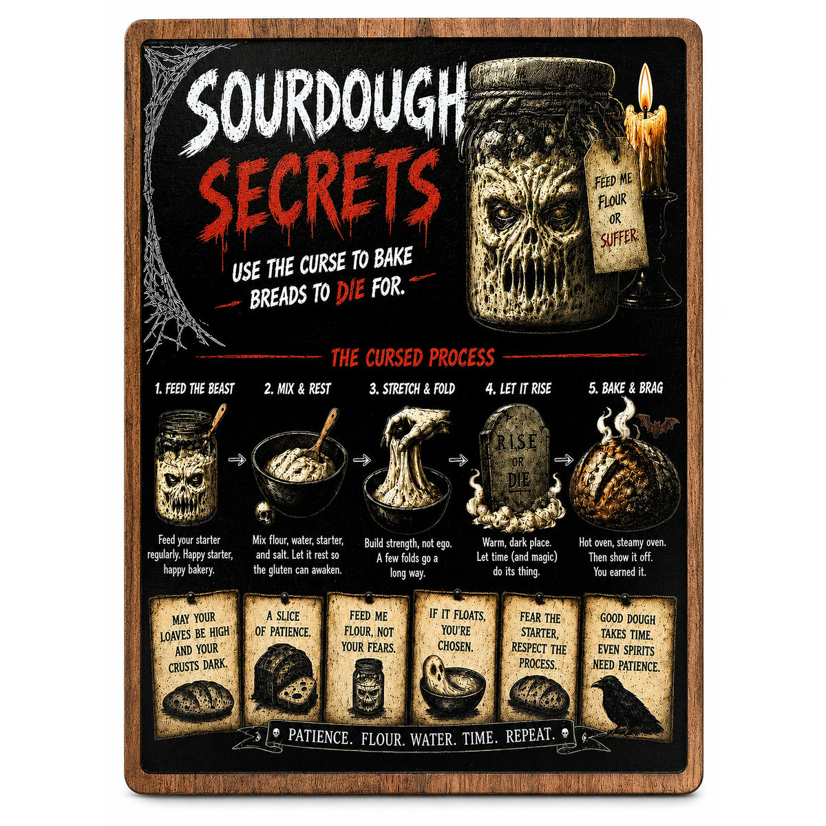 Sourdough Secrets Decorative Paddle Board