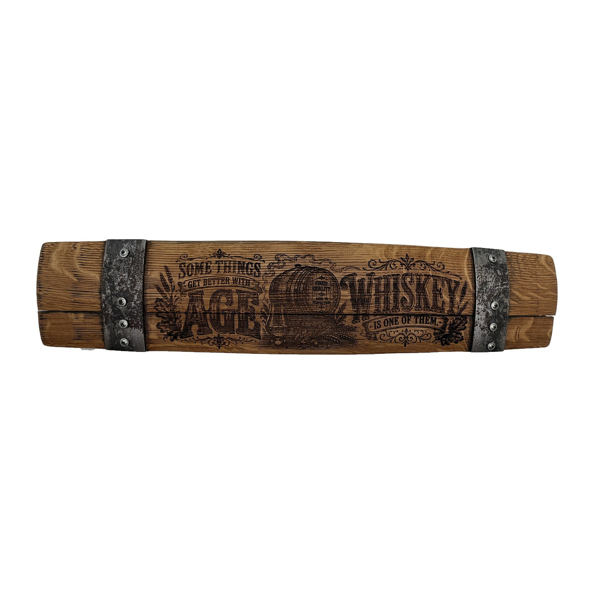 Better With Age Whiskey Barrel Stave Sign