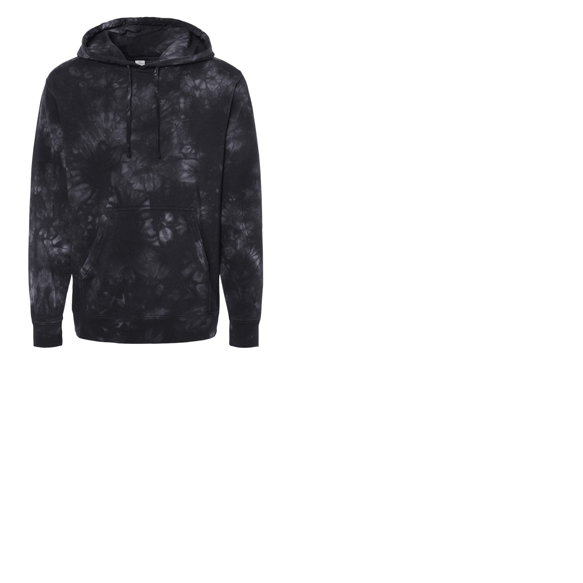 Tie Dye Black Pullover Hoodie - Custom